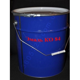 КО-84 Эмаль +300°С для окраски защитного покрытия проводов, кабелей, изделий из стали и алюминиевых сплавов от 5 кг