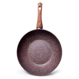 Сковородка-вок Fissman Magic Brown диаметр 24см с антипригарным покрытием DP36234
