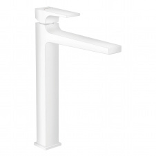 HANSGROHE METROPOL смеситель для умывальника 260, однорычажный, со сливным клапаном Push-Open, для раковины в форме таза, белый матовый