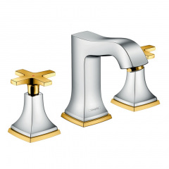 HANSGROHE METROPOL Classic смеситель для умывальника двухвентильный хром/золото Буча