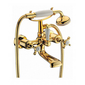 IMPRESE CUTHNA zlato двухвентильный смеситель для ванны, золото