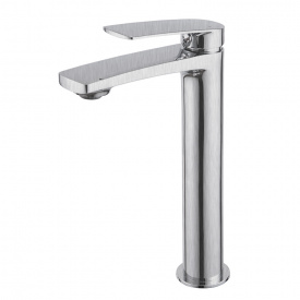 VOLLE CANTE смеситель для умывальника высокий, 26мм, cepillado níquel