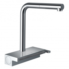 HANSGROHE AGUNO SELECT смеситель для кухни 250, 2jet , с вытяжным изливом Sbox
