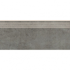 Фото - Керамогранитная плитка для ступеней Cersanit Highbrook Dark Grey Steptread 29,8х59,8 см Керамогранитная плитка для ступеней Cersanit Highbrook Dark Grey Steptread 29,8х59,8 см