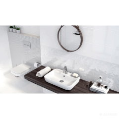 Керамогранитная плитка Opoczno White Satin 8х420х420 мм Киев