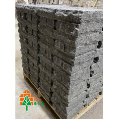 Кирпич облицовочный пустотелый ECOBRICK графит Шостка