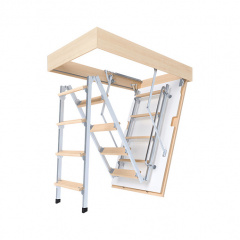Чердачная лестница Bukwood Luxe Metal ST 130х70 см Акимовка