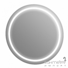 Кругле дзеркало у ванній кімнаті Ювента Arizona Round 70 з LED підсвічуванням та вимикачем