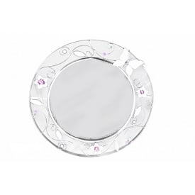 Настольное зеркало Charme de Femme Колокольчики и зеркальная бабочка Серебристое (320-M)