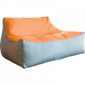 Бескаркасный диван Tia-Sport Мадагаскар 130х100х70 см оранжевый (sm-0679)