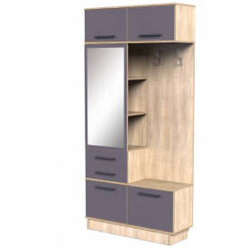 Прихожая Тиса Мебель Прихожая-36 Сонома Графит