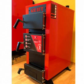 Твердотопливный котел KRAFT K 24 кВт сталь 5 мм