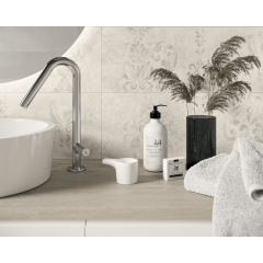 Керамическая плитка Paradyz Simence Silver Sciana Carpet Dekor Rekt. Polysk G1 25х75 см Київ