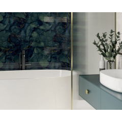 Керамическая плитка Paradyz Nightwish Uniwersalny Panel Szklany Navy G1 25х75х3 см Івано-Франківськ