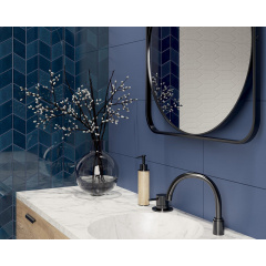 Керамическая плитка Paradyz Nightwish Blue Sciana Rekt. G1 25х75 см Киев