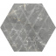 Керамогранитная плитка Paradyz Marvelstone Light Grey Heksagon Gres Szkl. Mat. G1 19,8х17,1 см Сумы
