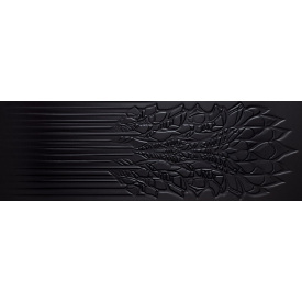 Керамическая плитка Paradyz Cold Crown Black Sciana Struktura Rekt. G1 39,8х119,8 см