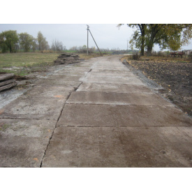 Устройство дорог, укладка дорожной плиты, монтаж плит