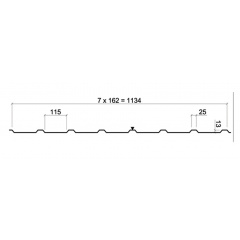 Профнастил Ruukki RanTech T15 Polyester matt 0,45 мм Петрове