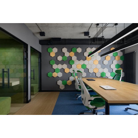 Акустичне панно D&A з пресованого деревного волокна