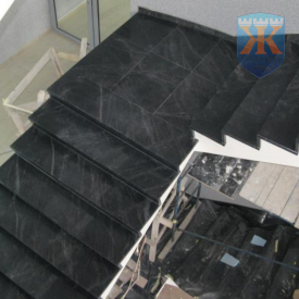 Ступени с Рахны-Полевского гранита, Житомирские граниты