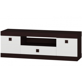 Тумба под телевизор Эверест Соната 1500 венге + белый