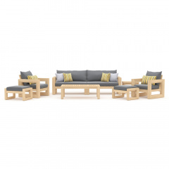Комплект деревянной дубовой мебели JecksonLoft Морисон темно-серый 0220 Линовиця