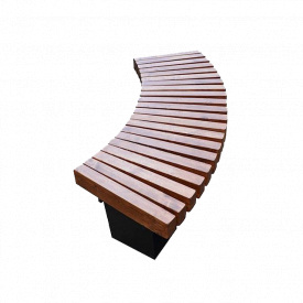 Скамья GoodsMetall в стиле ЛОФТ 1600х400х450 - "Гармошка"