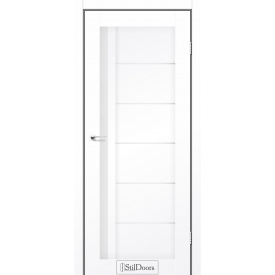 Двері міжкімнатні StilDoors (Стиль Дорс) Софія білий матовий скло сатин 600х900х2000 мм