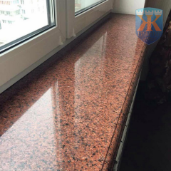 Плитка із Лізниківського червоного граніту 600x400x30 Херсон