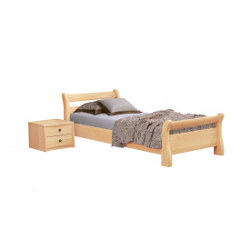 Ліжко дерев'яне Estella Діана 90х200 Бук натуральний Масив Л4