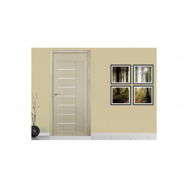 Міжкімнатні двері Оміс Феліція скло сатин 600х900х2050 мм