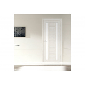 Межкомнатные двери Омис Cortex Deco 01 стекло сатин 600х900х2050 мм