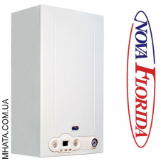 Газовый котел Nova Florida Delfis RTFS 40 (одноконтурный, турбированный) + труба