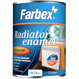 Емаль Farbex для радіаторів опалення (0.75 л)