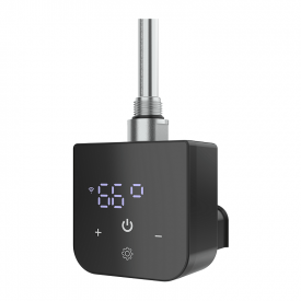 ТЭН для полотенцесушителя Pro Onlyheat Onyx Black 0,6 кВт 1/2 с тройником (скрытого монтажа)