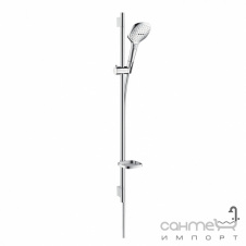 Душовий гарнітур Hansgrohe Raindance Select E 120 / Unica'S Puro 0,90 м 26621400 білий/хром