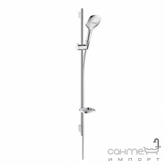 Душовий гарнітур Hansgrohe Raindance Select E 120 / Unica'S Puro 0,90 м 26621400 білий/хром Київ