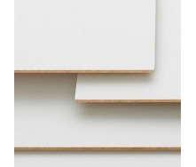 ЛХДФ з одностороннім покриттям 2800х2070х3 мм білий (Польща)