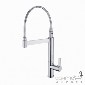 Смеситель для кухни со съёмным гибким изливом Vito 1501-010CH хром