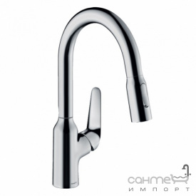 Смеситель для кухни с вытяжным изливом Hansgrohe Focus M42 71821000 хром