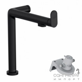 Смеситель для кухни с подключением для фильтрованной воды Hansgrohe Aqiuttura M91 76804670 матовый черный
