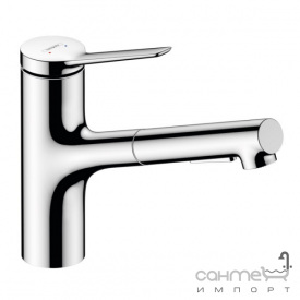 Смеситель для кухни с вытяжным изливом Hansgrohe Zesis M33 74800000 хром