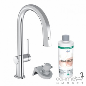 Смеситель для кухни + фильтр Hansgrohe Aqiuttura M91 76801000 хром