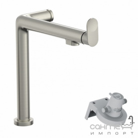 Смеситель для кухни с подключением для фильтрованной воды Hansgrohe Aqiuttura M91 76804800 нержавеющая сталь