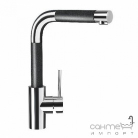 Смеситель для кухни с выдвижным изливом Schock SC300 597120 хром, гранит в цвете Cristalite 22 moonstone