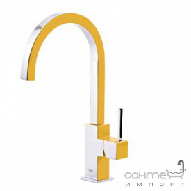 Смеситель для кухни CUADRO EXCLUSIVE Tres Kitchen 1.30.497.RO Красный-Хром