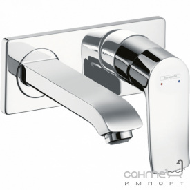 Смеситель для раковины скрытого монтажа Hansgrohe Metris 31251000 хром
