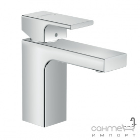 Смеситель для раковины с донным клапаном Hansgrohe Vernis Shape 100 71561000 хром