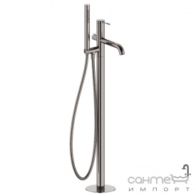 Смеситель для ванны напольный Imprese Brenta ZMK091908060 графитовый хром